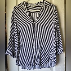 Woman's Blouse Stripes Size M